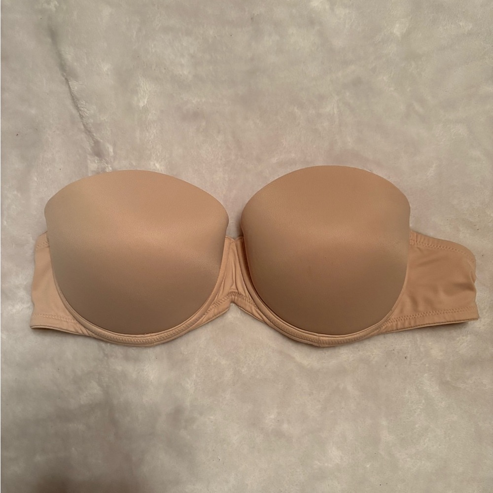 Victoria's Secret Strapless Beige Bra